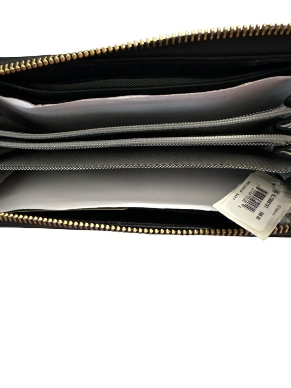 Fossil RFID Logan Leather Zip Wallet With Wristlet Strap New With Tags - Picture 4 of 7